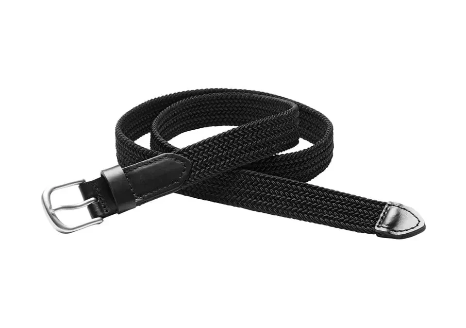 Woven stretch belt