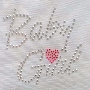 Diamante Transfer design stone traditional embroidery style