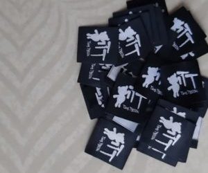 Woven Clothing Sewing Label Size Tags White – XS S M L XL