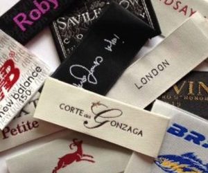 Polyester Woven Garment Labels Main Label for Jeans Clothing