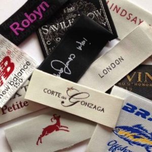 Polyester Woven Garment Labels Main Label for Jeans Clothing