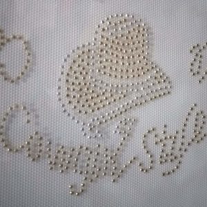 Diamante Transfer design stone traditional embroidery style
